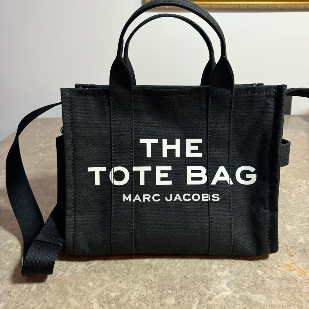Black Canvas Mark Jacob’s Tote Bag